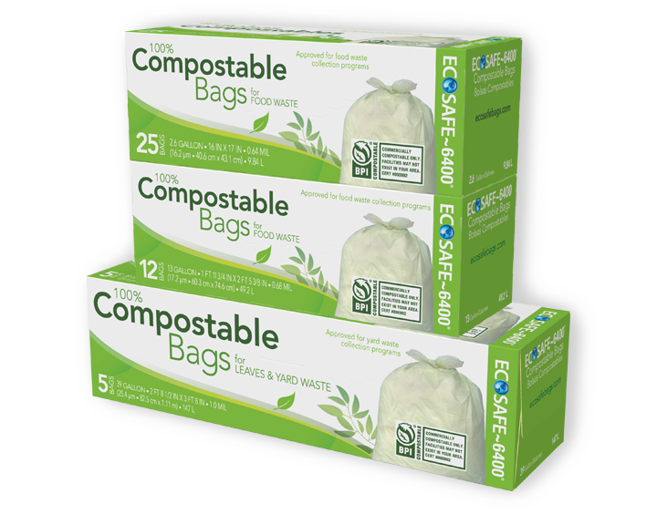 Compostable waste bags